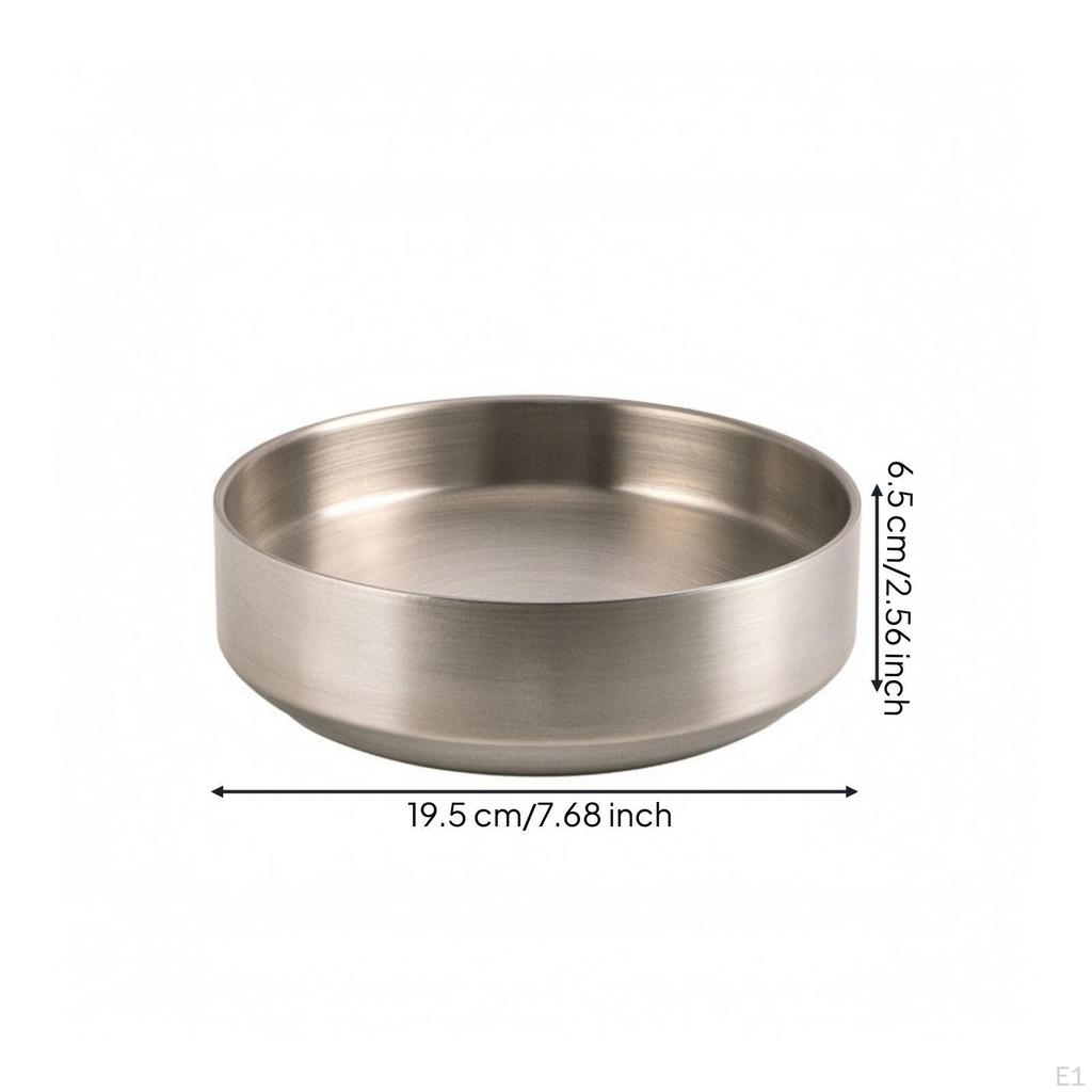 Temperature Control Bowl Wipe-Clean for Home Dining, Restaurant-Style Plating