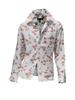 SaganStyle Floral Print Long Sleeve Gothic Size M Men's Shirt, All-Over Print, Dress, Casual, Elegant, YT20250003, Brown,