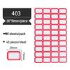 Self-Adhesive Classification and Identification Paper Stickers