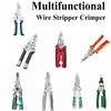 Wire Stripper Crimper Cable Cutter Pliers Upgraded Multifunctional For Wire Stripping Shearing Cutting Tools