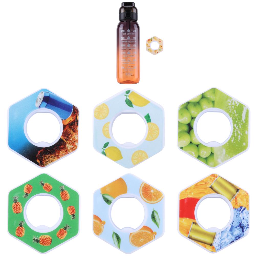 Sticlă de apă cu aromă de aer de 1000 ml, ceașcă de apă Scent Up, sticlă de apă sport pentru fitness în aer liber, ceașcă de apă la modă cu capsule de aromă