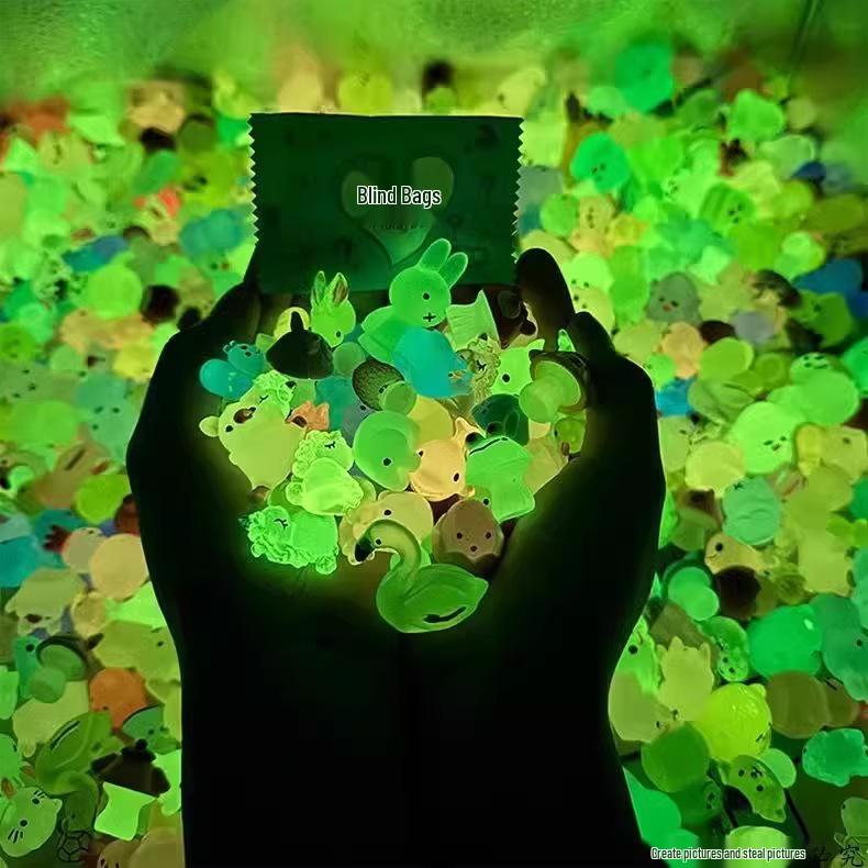 Luminous Glow-in-the-Dark Gashapon Blind Bag Figurine Gift for Kids
