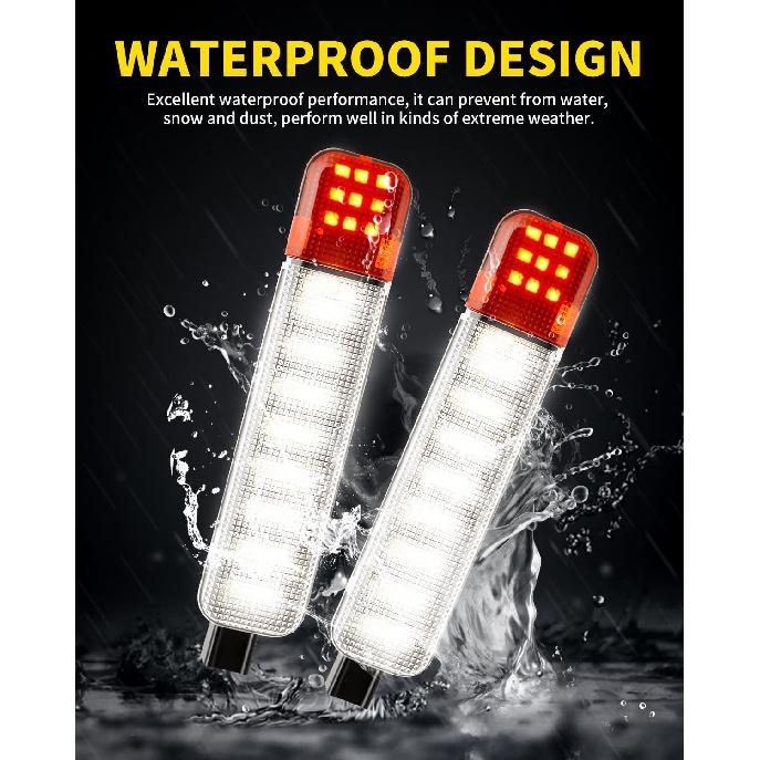 LED Door Panel Light Interior Courtesy Lamp Assembly Compatible With 1999-2006 Chevy Silverado/GMC Sierra 1500, 1997-2000 C/K 2500 3500, 2002-2006