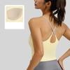 Breathable Sports Bra Shockproof Crop Top Anti-sweat Fitness Top Women Seamless Yoga Bra Sport Vest Gym Workout Top