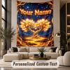Nature Landscape (31) Theme Personalized Tapestry Custom Name Text Wall Hanging Tapestry Home Background Decoration