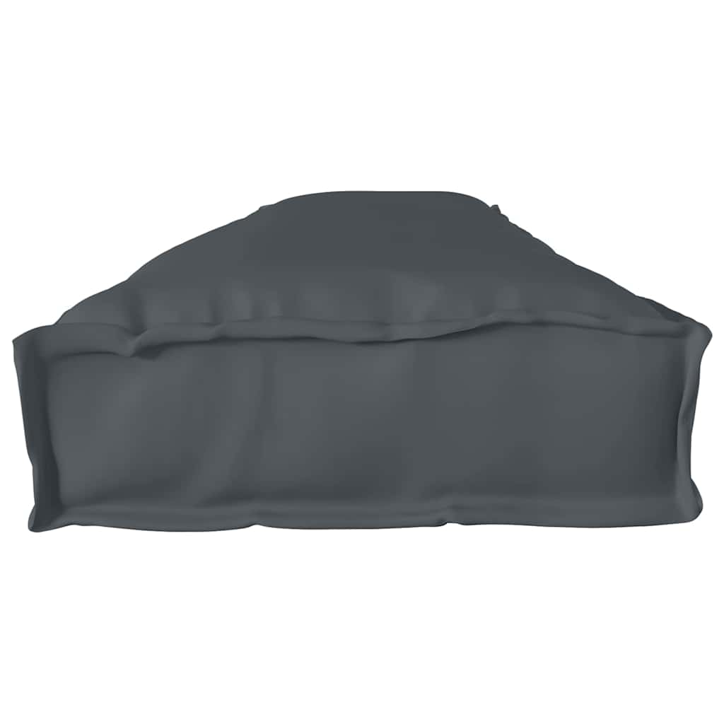 Pallet Cushion Set 2 Pcs Anthracite 200 X 40 X 8 Cm Oxford Fabric