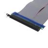 4 шт. PCI-E Express 16X-16X райзер-карта удлинитель шлейф гибкий удлинительный кабель