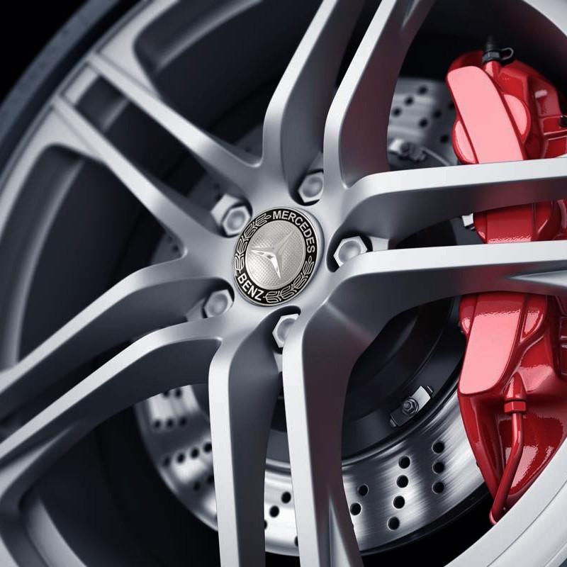 GLC GLB 4PCS 56mm 65mm Car Wheel Center Hub Emblem Sticker for MERCEDES BENZ W203 W204 W205 W209 W210 W211 W212 W176 W166 W163
