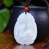 Natural Hotan Jade Pixiu Men's Pendant Jade Brand Pixiu Jade Pebble Necklace Jade Pendant Women's Pendant with Certificate