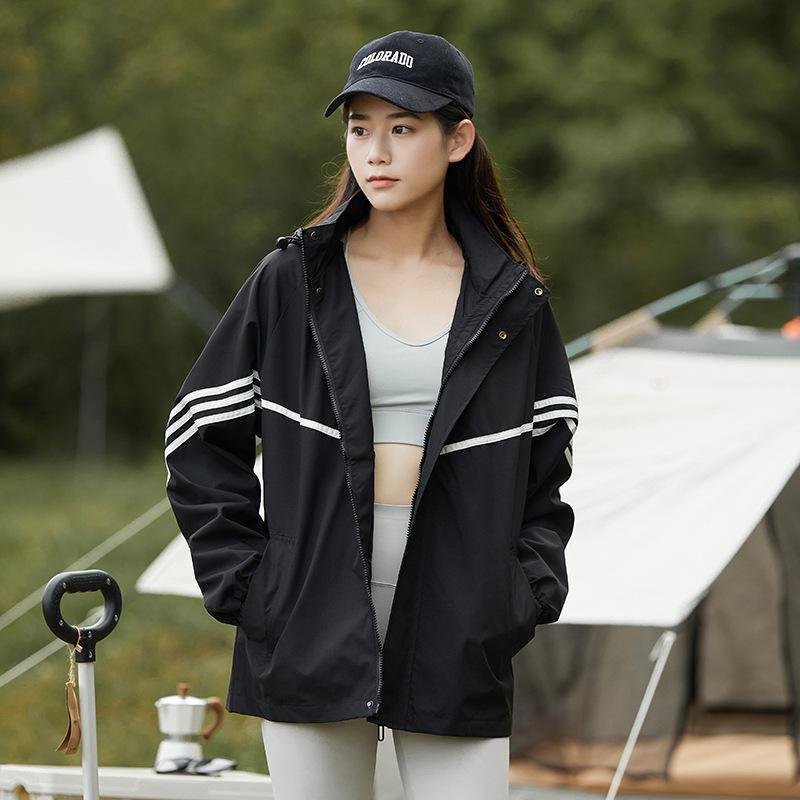 Jacket Men's and Women's Same Windproof and Waterproof Spring and Autumn Outdoor Thin Breathable Casual Mountaineering