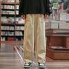 Fashionable Japanese Trendy Workwear Pants for Men In Autumn American Retro Casual Loose Straight Wide-leg Versatile Trousers