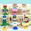Crayon Shin Chan Shaking Figurine Blind Box Collectible With Stress Relief Toy For Kids And Teens