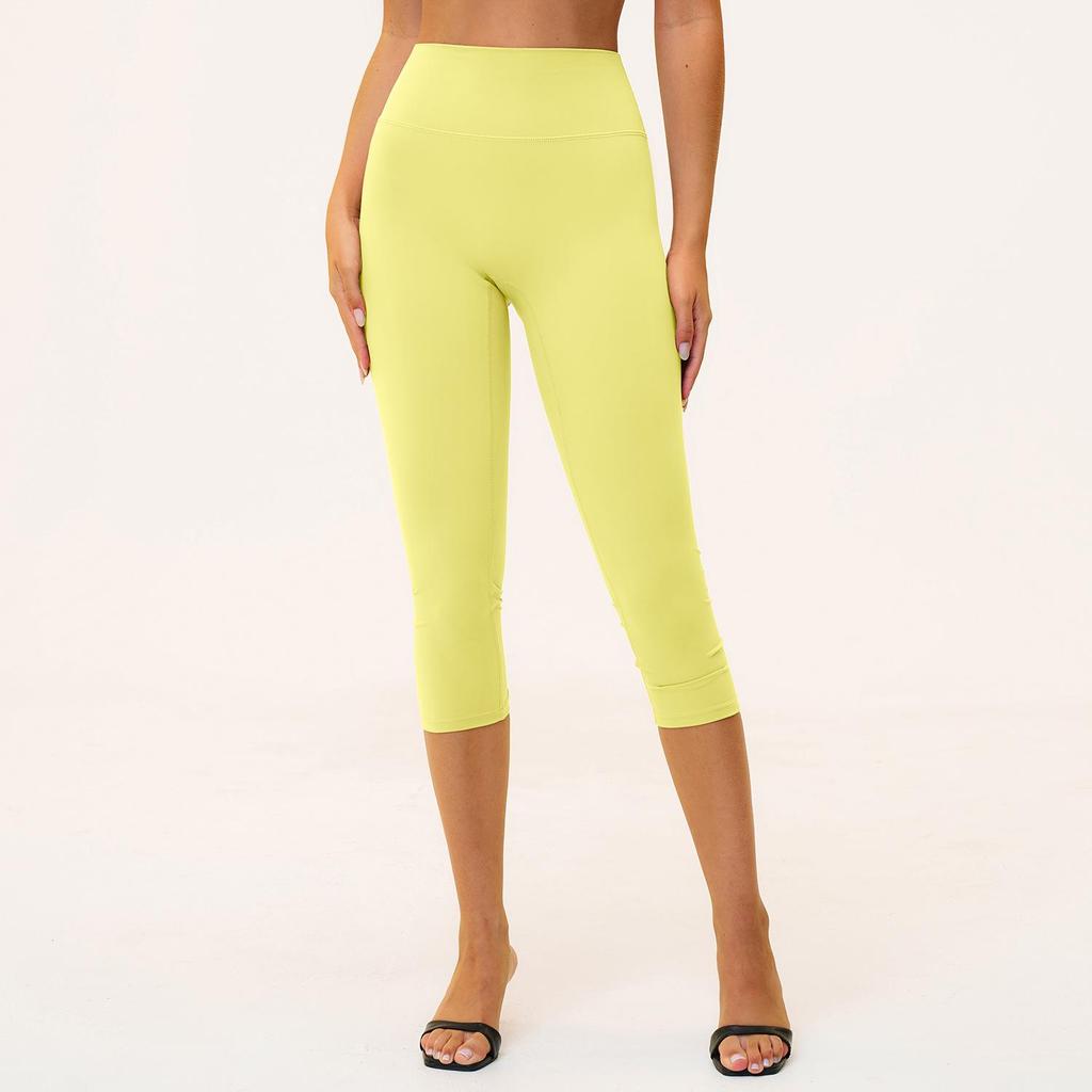 Capris de Yoga taille haute liftants pour les fesses: Vêtements de course et de fitness amincissants pour femmes