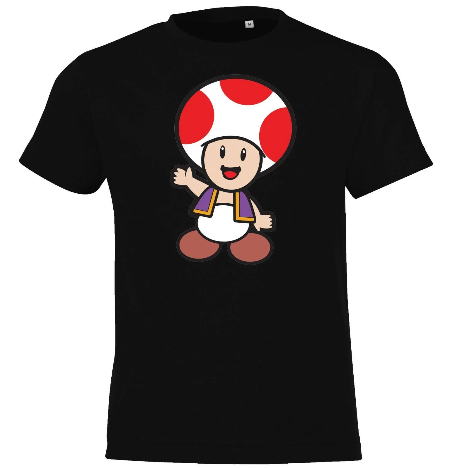 Youth Designz Toad Kids kids boys T-Shirt Print Funny Saying Mario Luigi Nerd Gaming 100