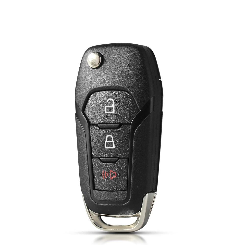 Car Key Case Shell For Ford F150 F250 F350 Explorer Ranger Ka Fiesta Mondeo Focus Everest Edge Kuga Escort Hu101 Blade