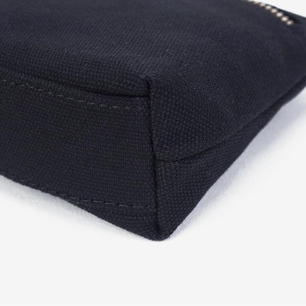 YONBEN Canvas Wristlet Bag Wallet with Card Slots and Phone Pocket - Lightweight Passport Holder for Women (Color: Black)
