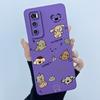 For Vivo V20 SE Case V2022 V2023 Lovely Cartoon Cat Liquid Silicone Soft TPU Shockproof Bumper For Vivo V20SE Phone Cover Funda