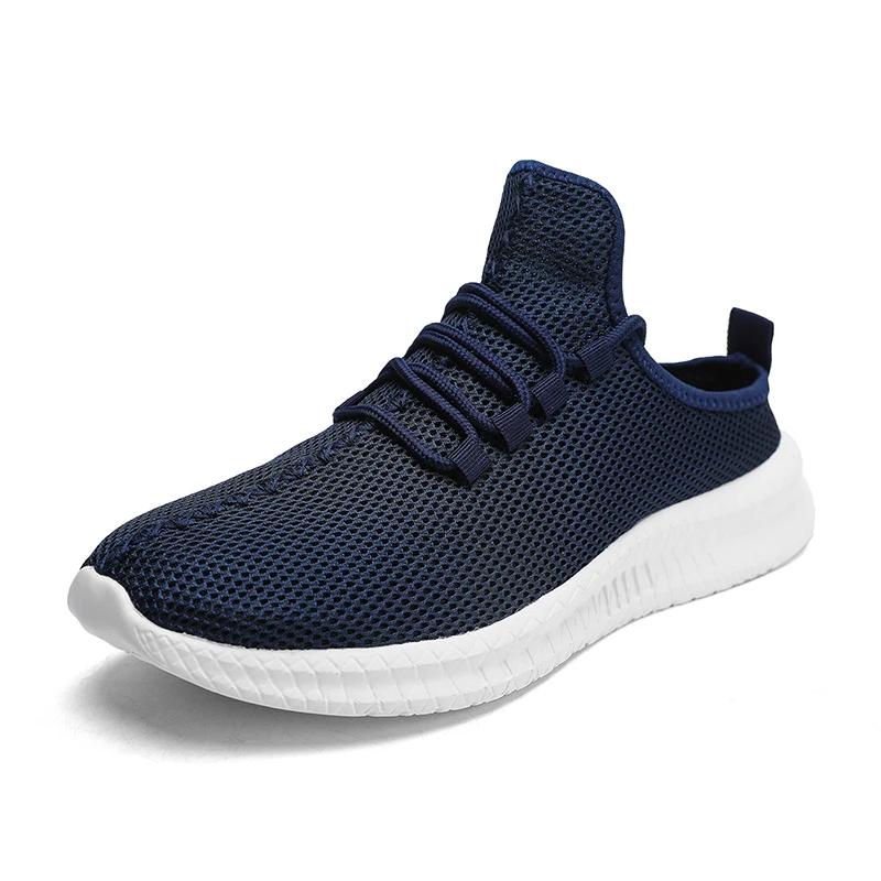 2025 Men Running Sneakers Lightweight Half Sport Shoes Classical Mesh Breathable Casual Shoes Moccasins Sneakers