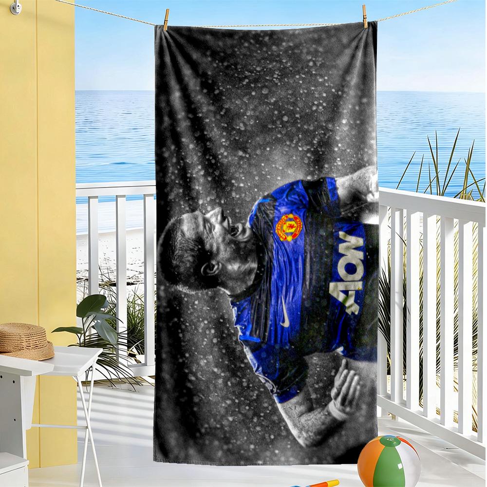 Alexis Sanchez Celebrates Beach Towel Super Soft Microfiber Quickdry Fabric Comfortable Lightweight