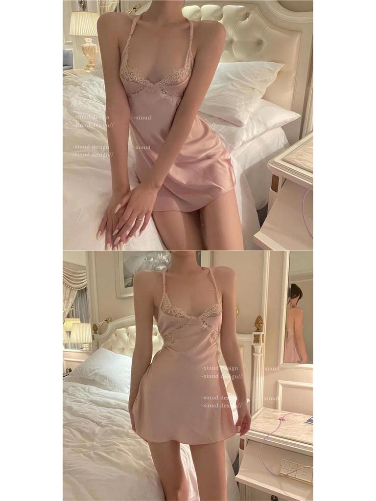 Mitternachts-Charme-Spitzen-Dessous: Flirty, Sexy Nachtwäsche für kleine Brüste