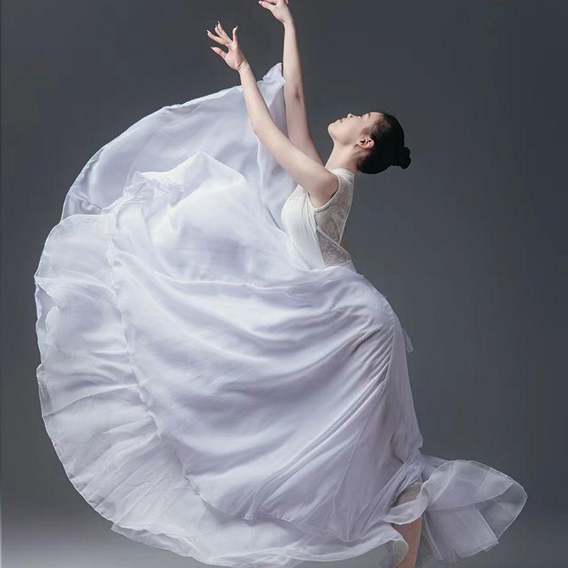 720 Degree Classical Dance Elegant Large Swing Skirt Chinese Style Women's Xinjiang Dance Performace Square Dance Clothes