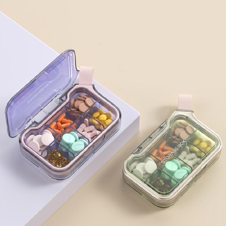 4 or 7 Compartment Medicine Organizer For Elderly And Traveler Ensuring Orderly And Moisture proof Pills Container