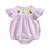 Oblečení Baby Ruched Bubble Body Body Newborn Onesie Cute Bunny Batole Letní oblečení