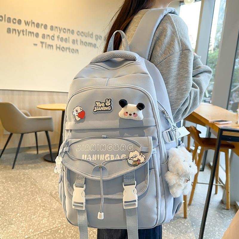 Children's Schoolbags  Elementary School Girls  Junior High School Students  High School Printed Backpacks