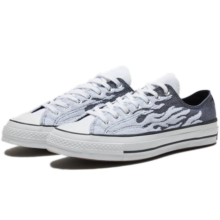 Converse Archive Flames Chuck 1970s Low Top 'Black Grey' 166713C