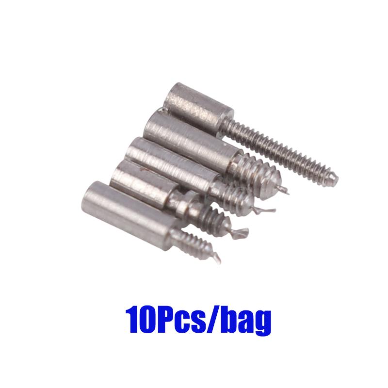 10Pcs Watch Movement Stem Longer Stem 0.9/0.7Mm Lengthening Movement Stem Steel Change Thickness Watch Accessories