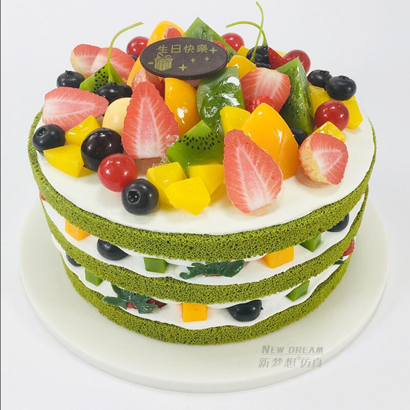 

Сэндвич-торты на день рождения модель имитационная модель торты с фруктовым муссом витрина образцы поддельный торт искусственные украшения для торта 10inches