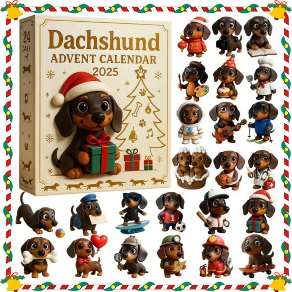 2025 Weihnachts-Adventskalender Mehrzweck-Mini-Figur Mystery Box 24 Tage Dekorationen Spielzeug Überraschungsbox für Heimdekoration