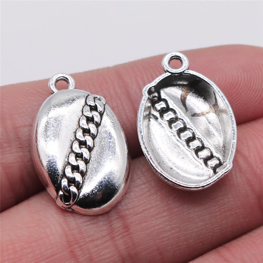 20pcs Football Charms American Football Pendants Jewelry Making American Football Charms For Bracelet Making