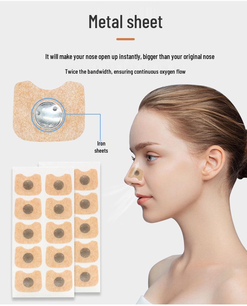 Atmungsaktives Anti-Schnarch-Magnetnasenstreifen-Set