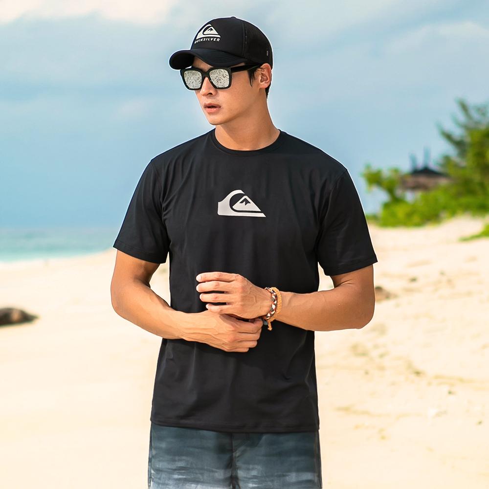 QUIKSILVER Men'S Short Sleeve Rash Guard Qs976Kmt
