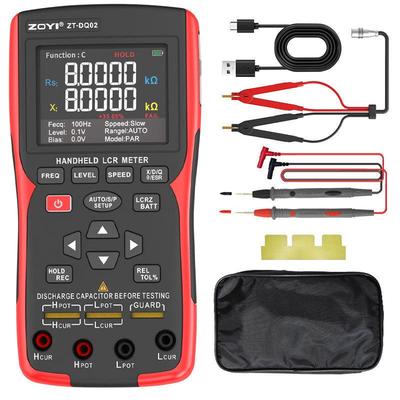 ZOYI ZT-DQ02 Handheld Digital LCR Meter for Capacitance, Resistance, Inductance Measurement