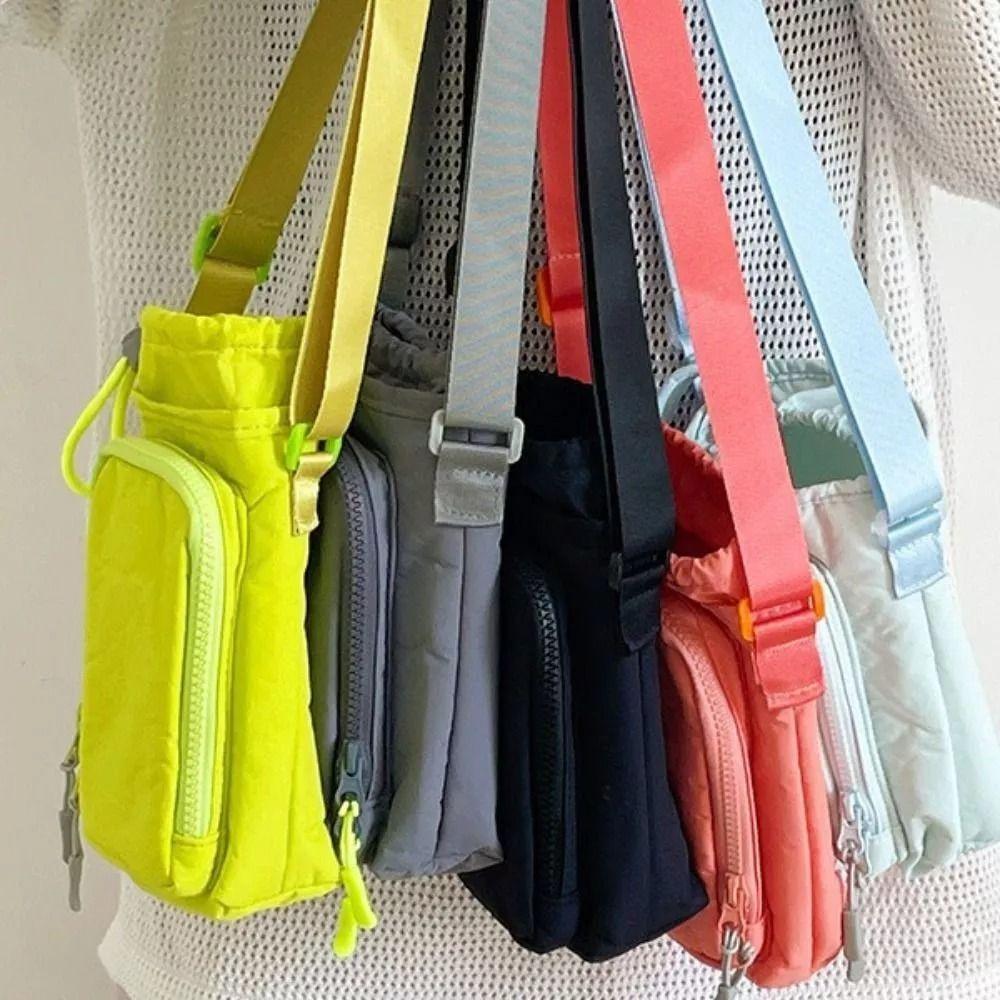 Portable Water Cup Cover Korean Style Shoulder Bag Fashionable Yoga Bag  Female