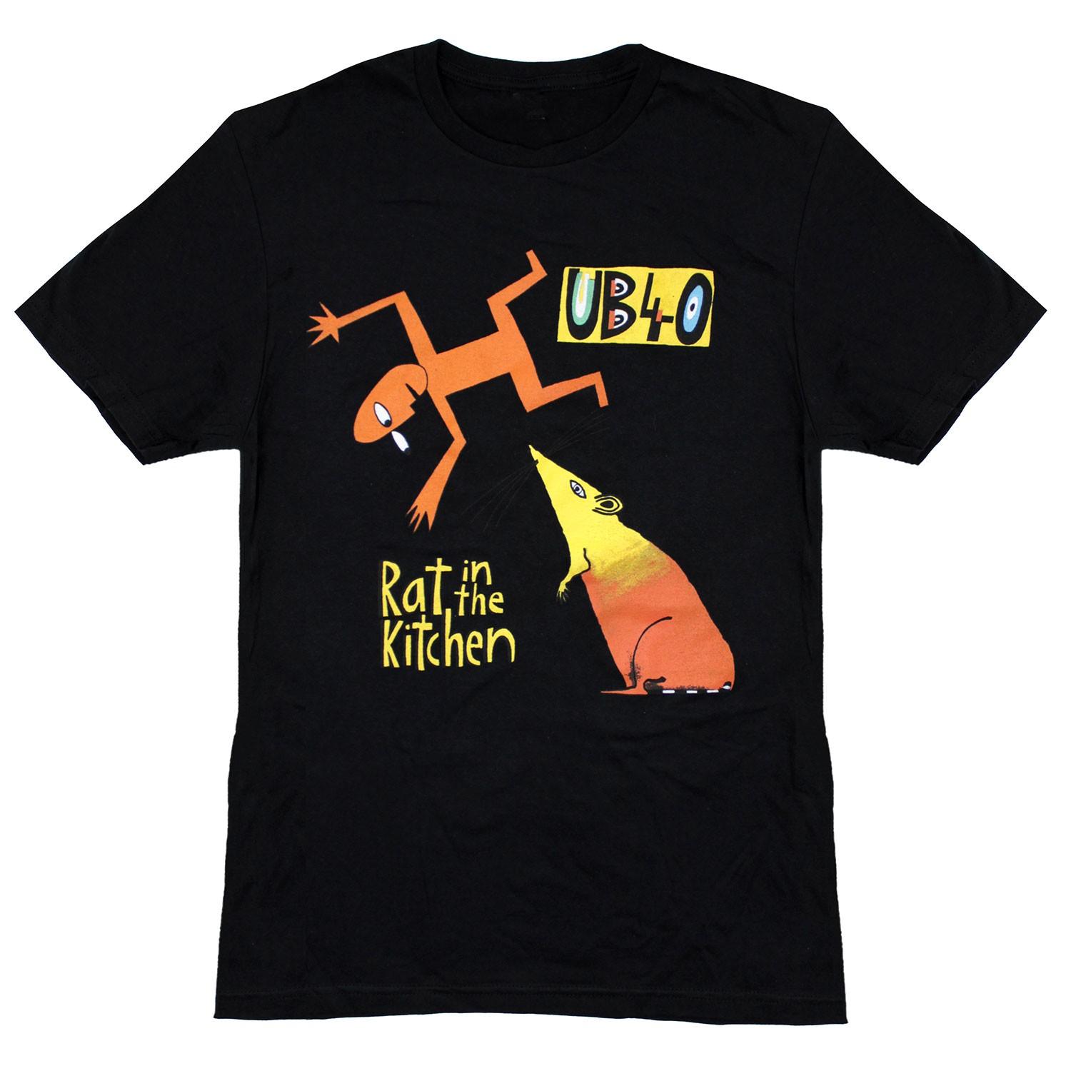 Men s UB40 Rat In The Kitchen T-shirt XX-Large Black L