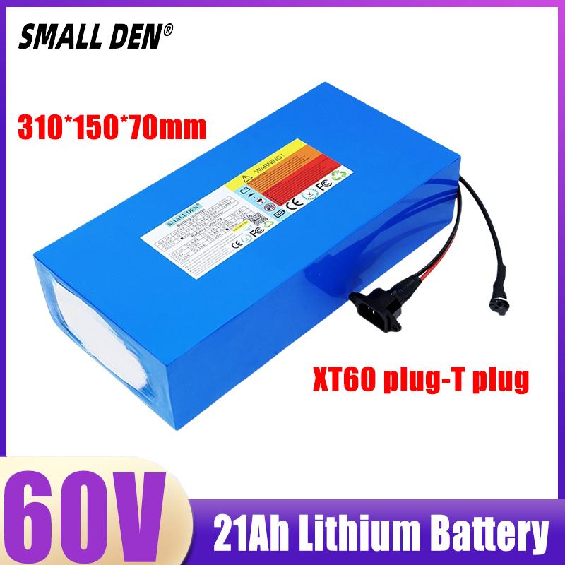 New 60V 10Ah 20Ah 21Ah 30Ah 35Ah 1500W-300W Lithium Battery, Suitable for Balancing Bicycles, Bicycles, Scooters, and Tricycles