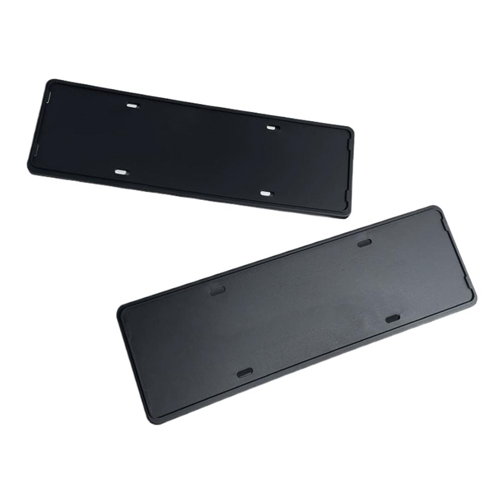 

License Plate Frame For Tesla Model 3 Highland & Model Y Juniper - Accessories Original Premium Abs Material Black