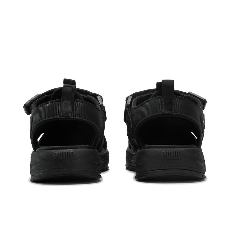 Puma Fun Racer Terra Comfortable Versatile Durable Breathable Low Top Sandals Kids Sandals Black 406339-01
