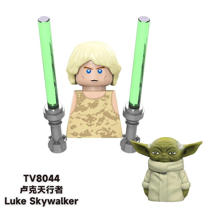 Bounty Hunter Cad Bane Building Din Djarin Grogu Blocks Young Luke Skywalker Figurine NED-B Bricks Figure KM66037 KM66044 Toys