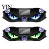 Universal Car Lighting Kit Solar Devil Eyes Light for Windshield, Window Warning Sign with Three Smart Modes, Atmosphere LED Digital Panel,