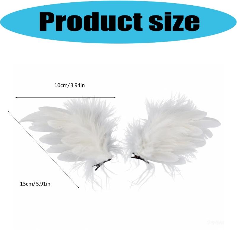 Elegant Flapper Fascinator Wing Headpiece for Special Event Wedding Engagement Headwear Hair Styling