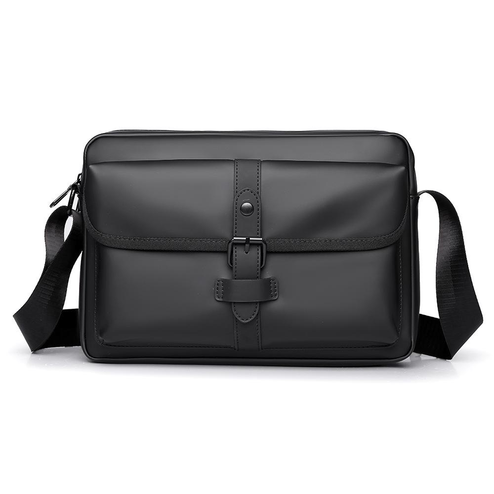 Men's One-shoulder Crossbody Bag Simple Lightweight Nylon Cloth Postman Bag Casual and Versatile Commuting Bag