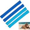 Towel Bands for Beach Chair Towel Chair Clips for Beach, Pool & Cruise Chairs (Blue)