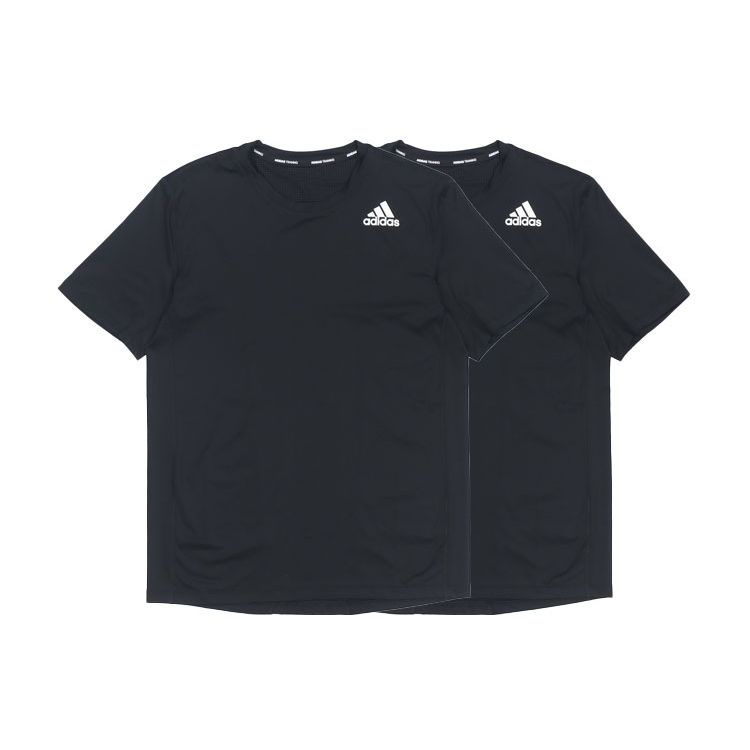 adidas Techfit Fitted Short Sleeve Sports Tee Men Tops Black GM5040