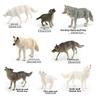 Wolf Arctic Wildlife Pvc Figurine Models For Collectors And Nature Decor Scene