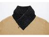 Herren Slim-fit Patchwork Strickpullover mit Schalkragen (Modell 2025)