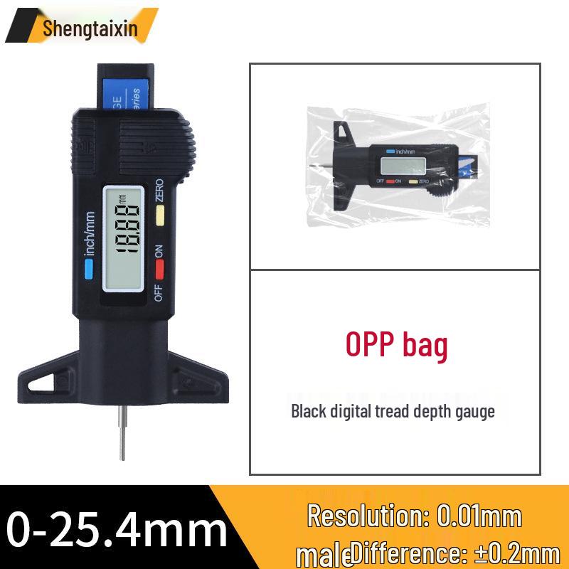 Shengtai Xin Digital Caliper 0-25mm Tread Depth Gauge